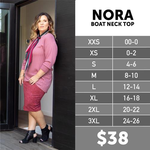 Nora Size Chart